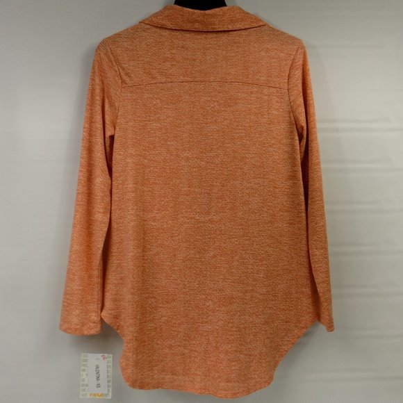LuLaRoe Valentina Collared Button Front Top XS NWT - Picture 5 of 14